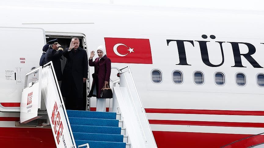 Turkiya prezidenti Xitoydan AQShga uchib ketdi