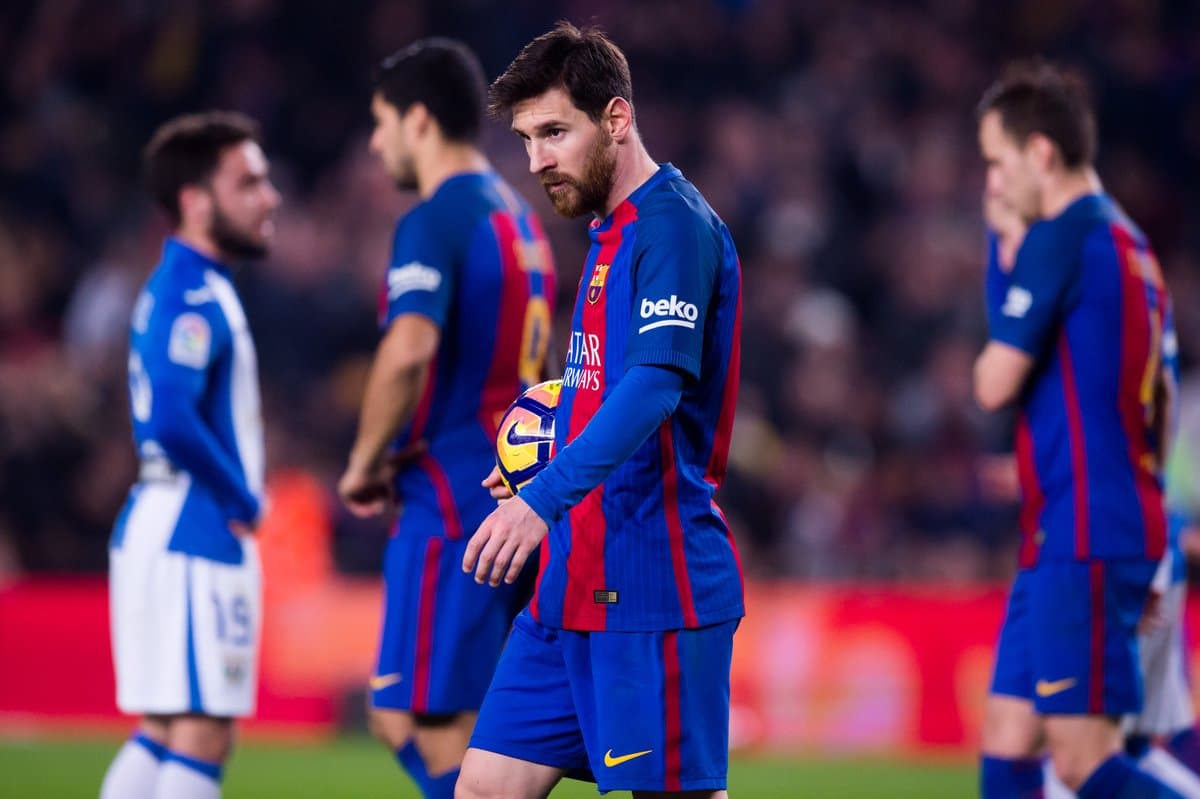 «Barselona» Messi oxirgi daqiqada penaltidan urgan gol evaziga autsayderni mag‘lub etdi