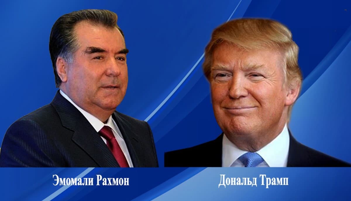 Imomali Rahmon va Donald Tramp o‘zaro hamkorlikning 25 yilligi bilan bir-birlarini tabrikladilar