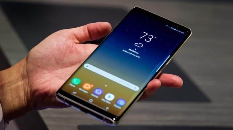 Samsung Galaxy Note 8 smartfoni ekrani dunyoda tengsiz deb topildi