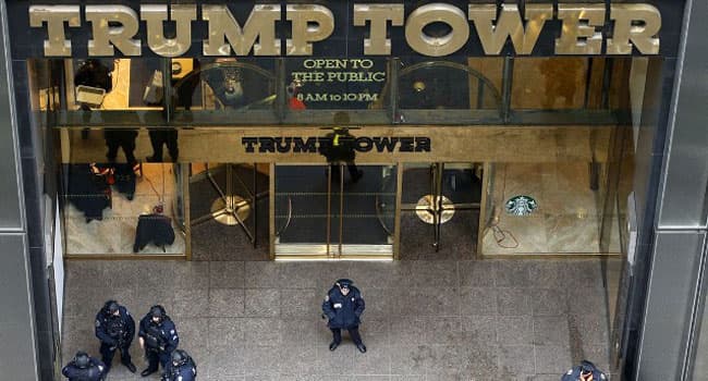 Politsiya Trump Tower’ni qo‘riqlash uchun 25 million dollar to‘lab berishni talab qilmoqda