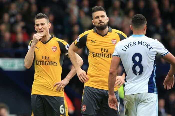 «Arsenal» navbatdagi mag‘lubiyatini «Vest Bromvich»dan qabul qilib oldi