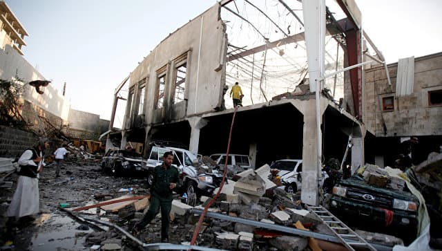 Saudiya Arabistoni boshchiligidagi koalitsiya Yamanda motam marosimiga zarba berganini tan oldi