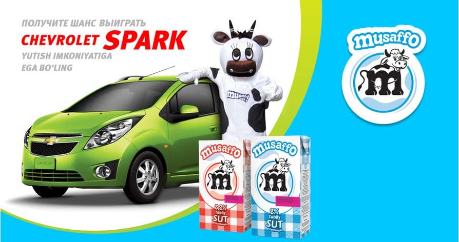 TM Musaffo tomonidan o‘tkazilgan yutuqli aksiyada Chevrolet SPARK yutib olgan iste'molchi o‘z tuyg‘ularini izhor etdi