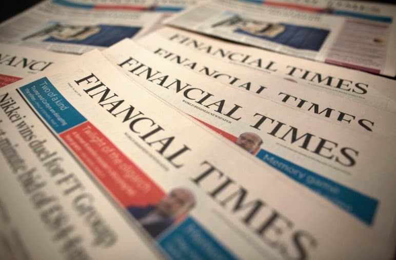Financial Times yil odamini e'lon qildi