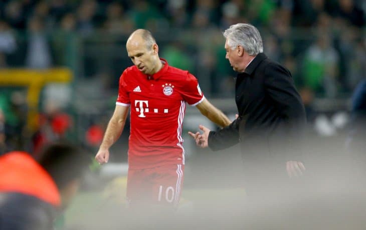 Video: Robben almashtirilganidan norozi bo‘ldi va Anchelottiga hurmatsizlik qildi