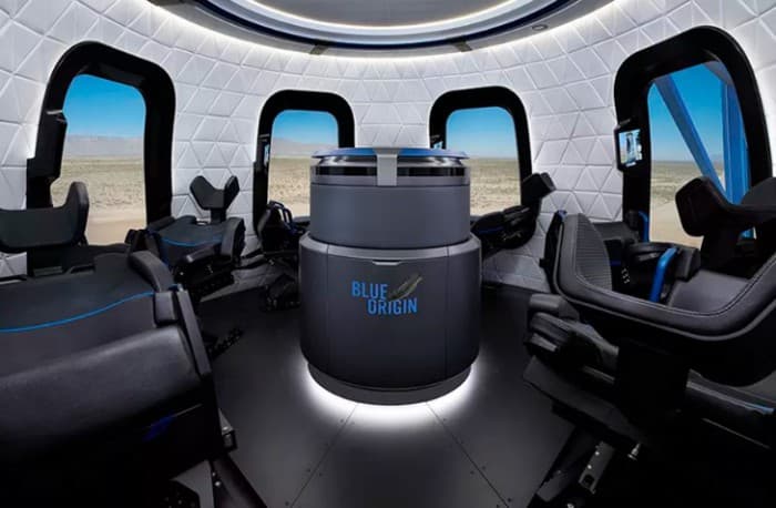 New Shepard turistik kapsulasining yangi dizayni namoyish etildi (4 surat)