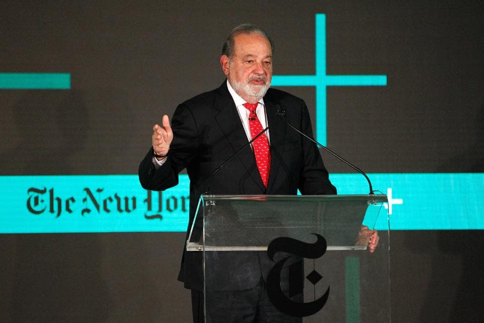 Meksikalik multimilliarder Slim The New York Times’ning aksiyalarini sotib yubordi