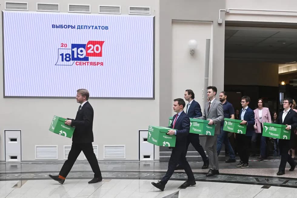 Rossiyada «Yabloko» raqobatchi partiya talabi bilan saylovdan chetlatildi