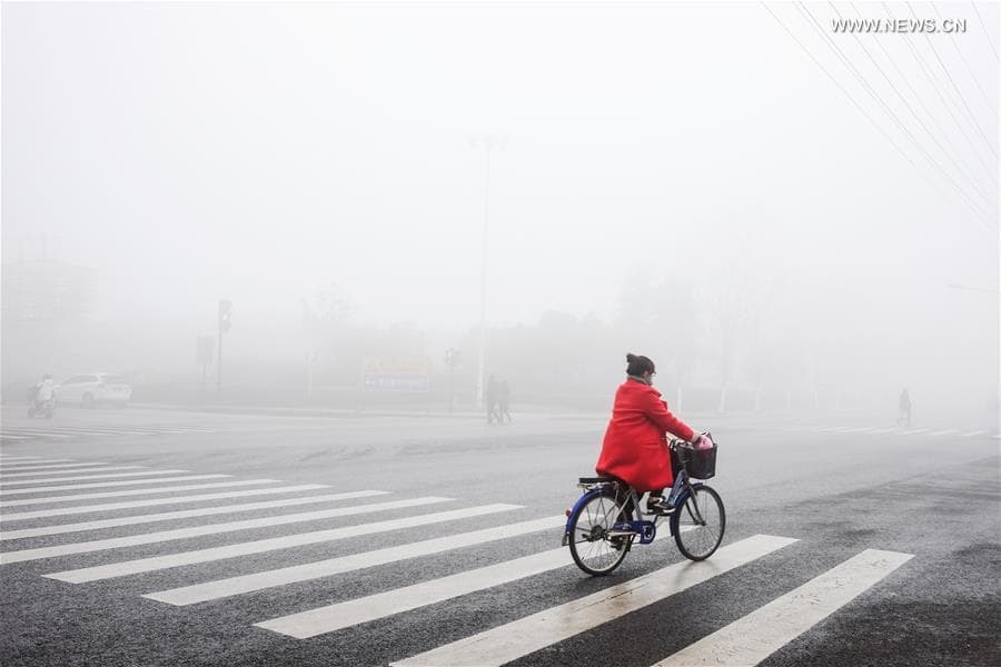 Xitoy tarixida birinchi bor smog tufayli xavfning “qizil” darajasi e'lon qilindi