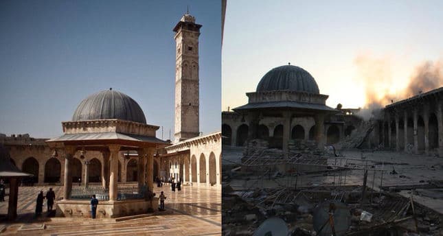 Suriyadagi urush Jahon merosi ro‘yxatiga kiruvchi Katta  Masjidni ham ayamadi (fotohisobot)