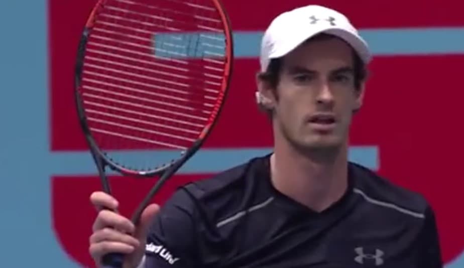 Tennischi Marrey uzatgan to‘p muxlisining yuziga borib tegdi