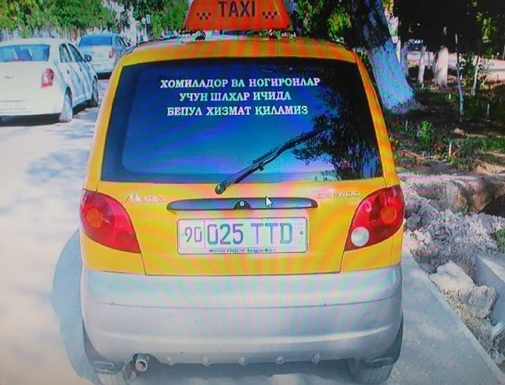 Homilador ayollar va nogironlarga bepul taksi xizmati ko‘rsatilmoqda