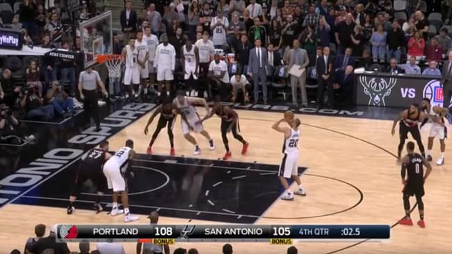 Basketbolchi adashishi kerak bo‘lgan joyda hammasini to‘g‘ri bajarib qo‘ydi