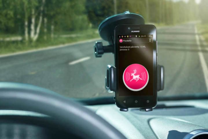 Finlar kiyiklar bilan sodir etiluvchi YTHning oldini olish uchun mobil ilova taqdim etishdi