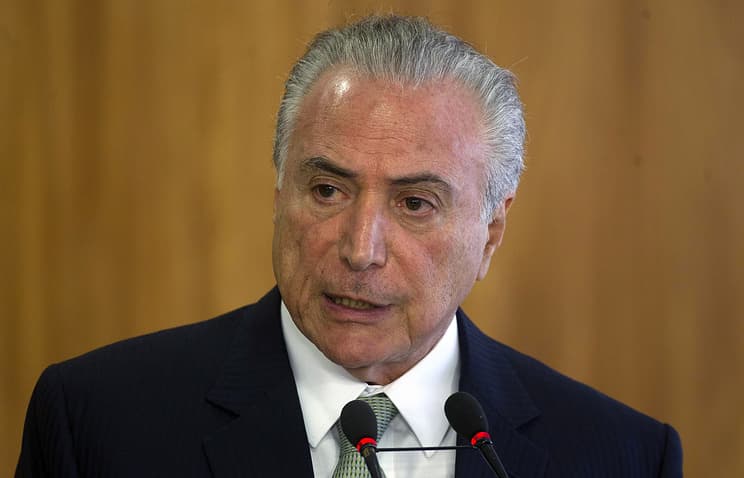 Braziliya prezidenti korrupsiyada rasman gumon qilinmoqda 
