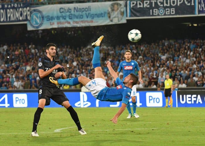 YeChL, pley-off. «Napoli» «Nitstsa»ni yengdi, «Seltik» «Astana»ga 5ta gol urdi