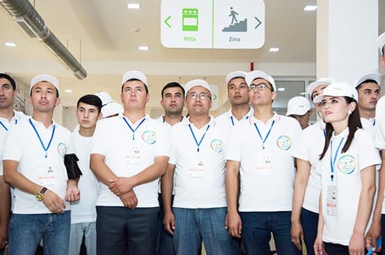 Делегаты Kamolot Qurultoyi посетили завод производителя Artel