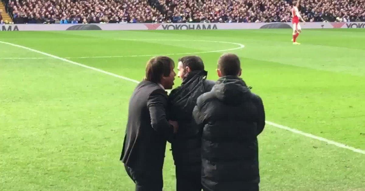 Video: Konte «Arsenal» bilan o‘yin vaqtida yordamchisiga g‘azab bilan tashlanganiga izoh berdi