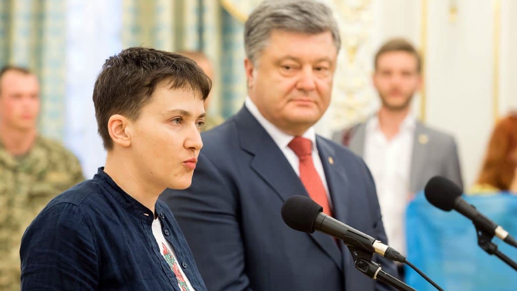 Savchenko Poroshenkoga Yanukovichdan uzr so‘rashni va unga joyini bo‘shatib berishni taklif etdi