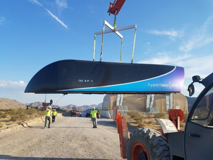 Hyperloop One yangi transport prototipini muvaffaqiyatli sinovdan o‘tkazdi