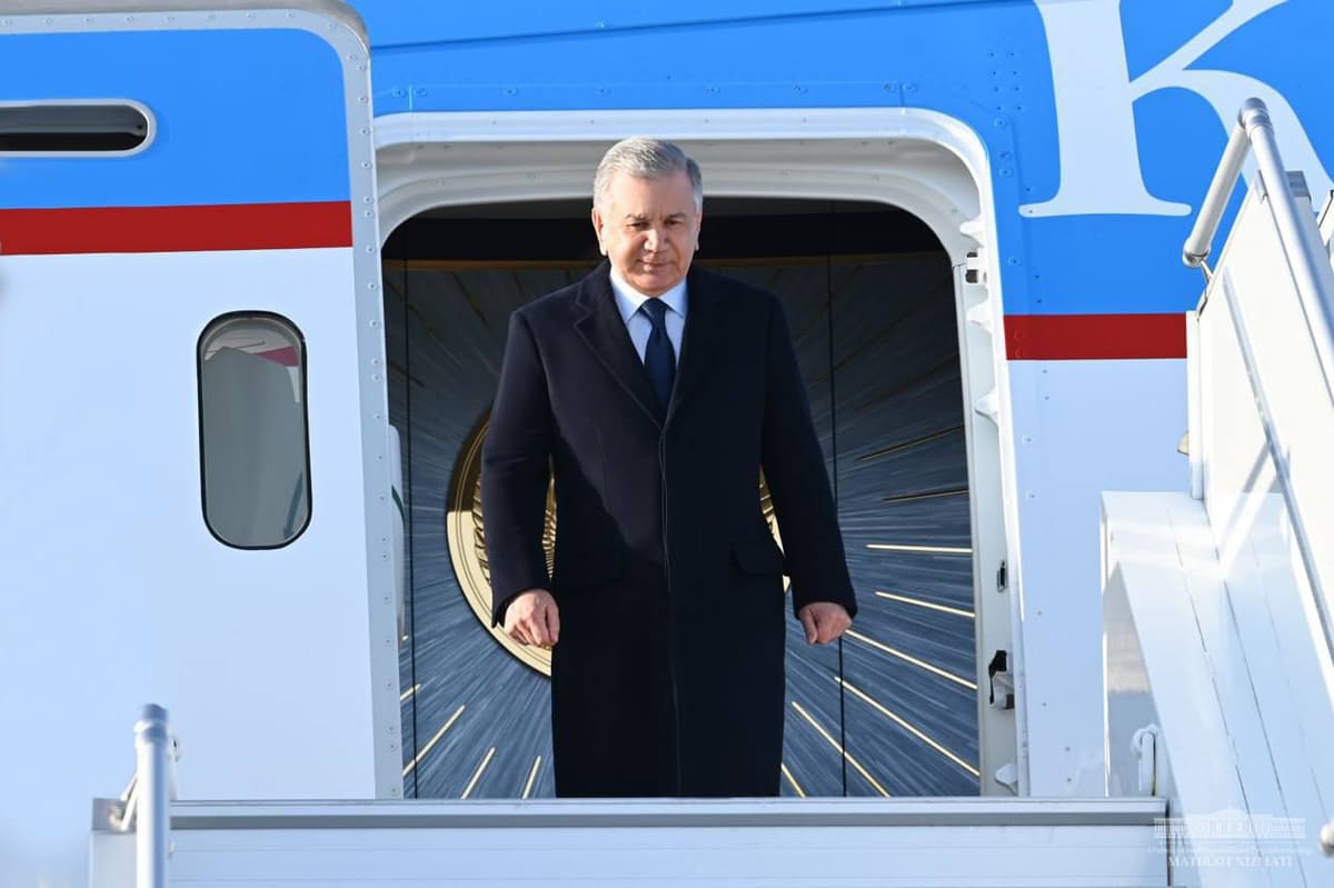 Shavkat Mirziyoyev Qozon shahriga bordi