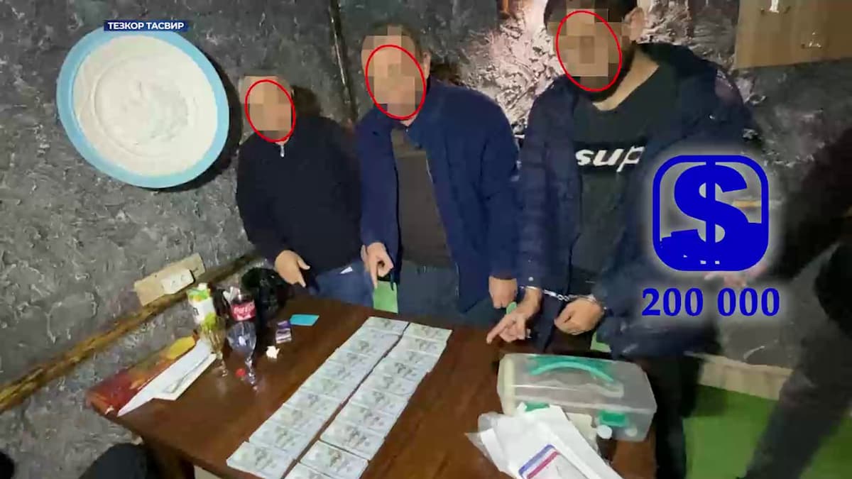 Oqdaryo tumani sobiq hokimi tadbirkordan 200 ming dollar olayotganda ushlandi