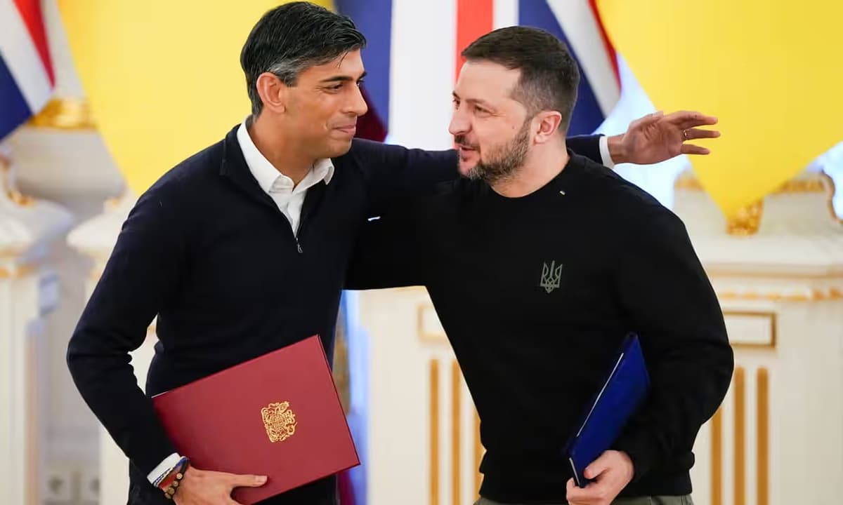 Ukraina va Buyuk Britaniya xavfsizlik kafolatlari to‘g‘risida bitim tuzdi