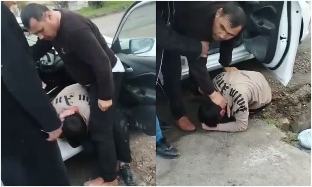 Ota o‘zi bilan yashashni xohlamagan o‘g‘lini kaltaklagani aks etgan video tarqaldi