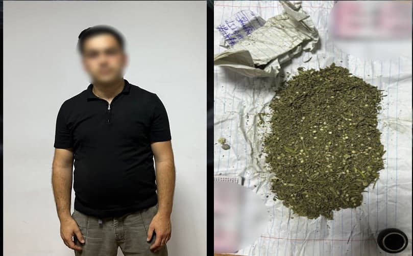 Toshkentda o‘zi bilan taqiqlangan modda olib yurgan haydovchi ushlandi