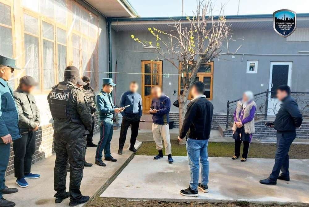 Toshkentda ekstremistik guruhlarga qo‘shilgan fuqarolarning uyida tintuv o‘tkazilib, gumondorlar ushlandi