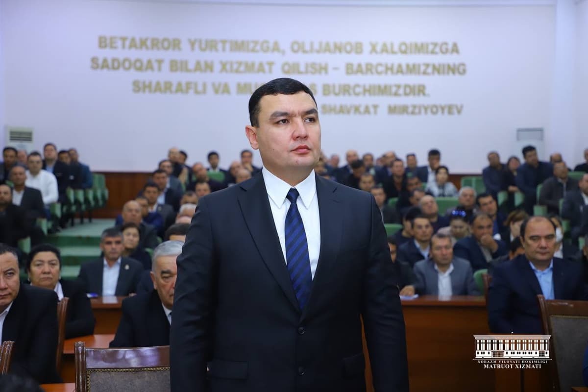 Урганч шаҳрига янги ҳоким тайинланди