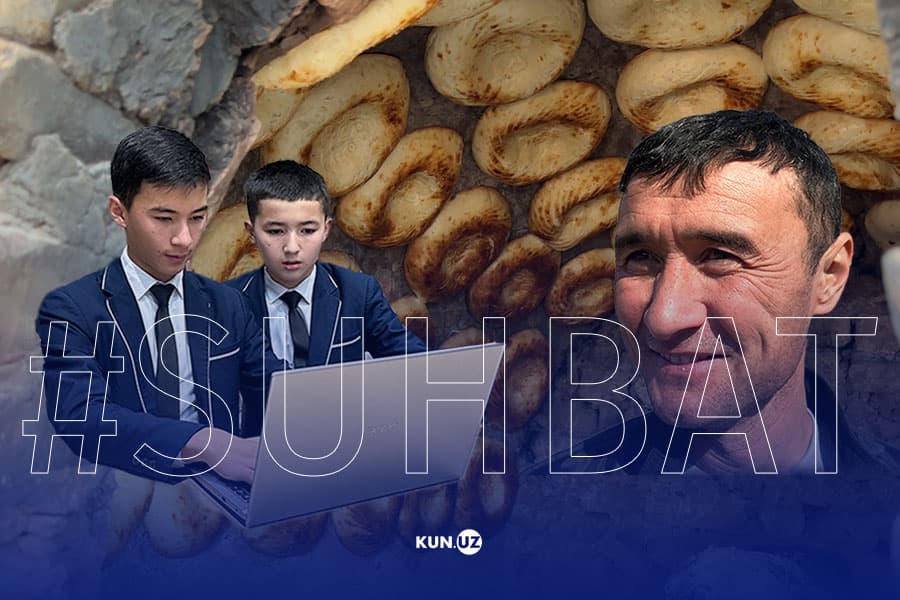 “O‘g‘illarimdan umidim katta”: Ikki farzandi prezident maktabida o‘qiyotgan novvoy  