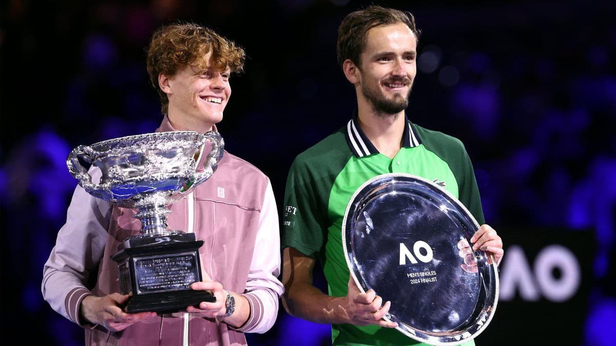 Sinner Medvedev bilan bahsda kambek qilib, Australian Open g‘olibiga aylandi