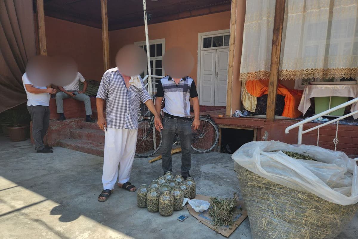 Marg‘ilonda uyida 37 kg giyohvand modda saqlayotgan shaxs ushlandi
