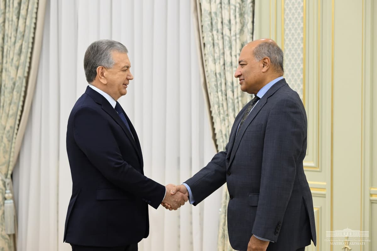 Shavkat Mirziyoyev Suma Chakrabarti bilan uchrashdi