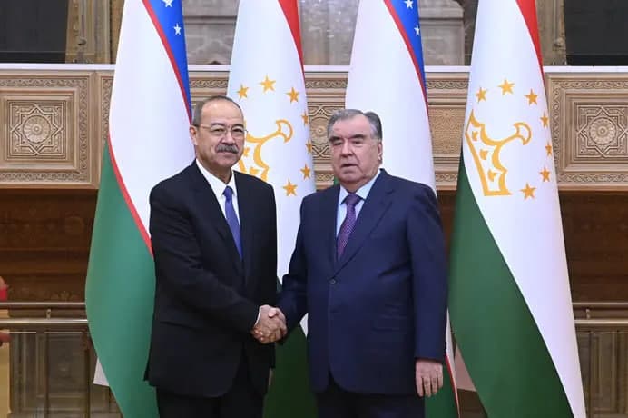 Tojikiston prezidenti Emomali Rahmon O‘zbekiston hukumati delegatsiyasini qabul qildi