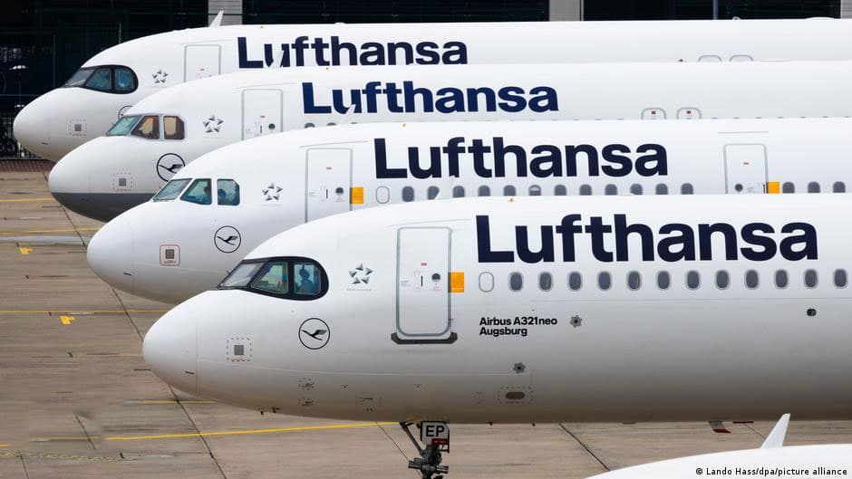 Lufthansa Yaqin Sharqqa parvozlarni to‘xtatyapti