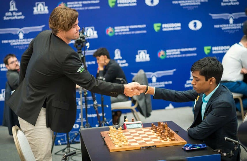 Magnus Karlsen Samarqandda rapid bo‘yicha jahon chempioni bo‘ldi