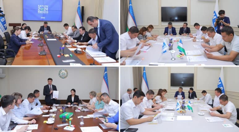 Ekspert guruhlari O‘zbekiston siyosiy partiyalari taqdim etgan imzo varaqalarini ko‘zdan kechirdi
