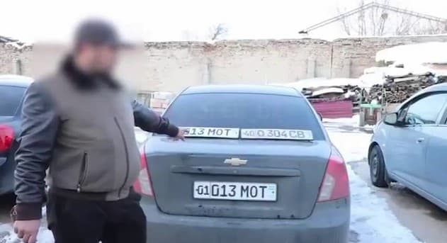 Qalbaki avtoraqam bilan 64 marta qoida buzgan haydovchi aniqlandi