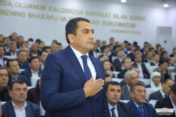 Namanganda hokim yordamchisi tuman hokimi etib tayinlandi