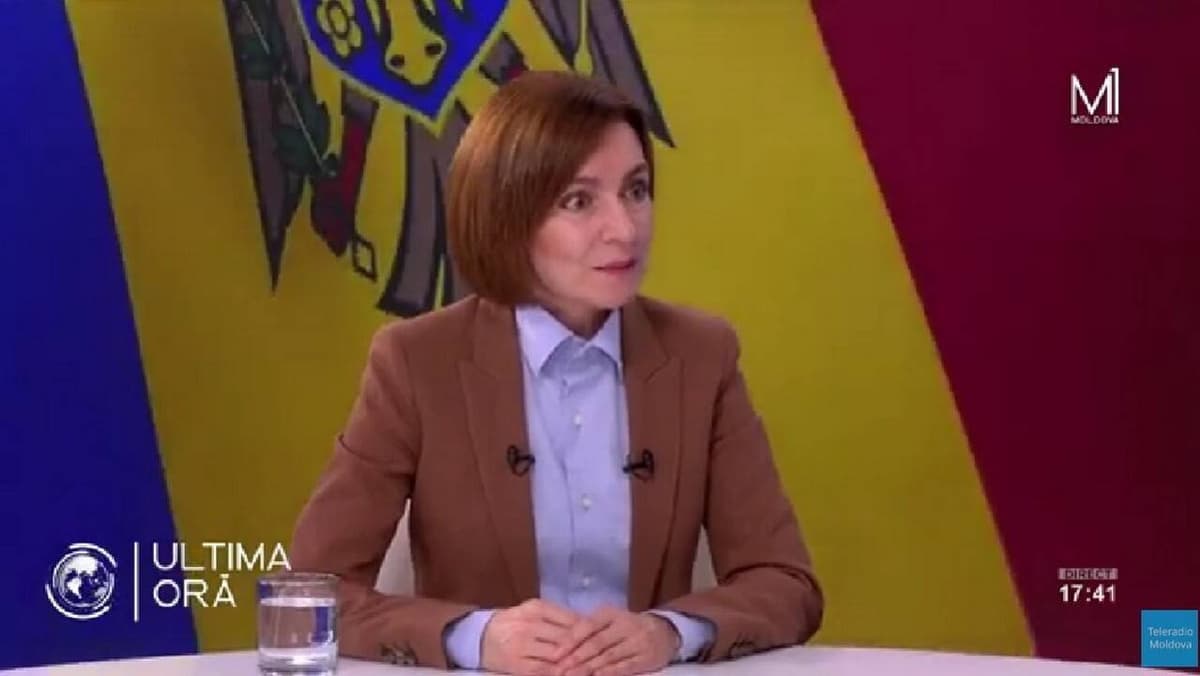 Президент Молдовы в прямом эфире пережила землетрясение