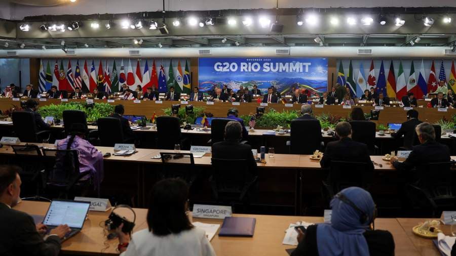 Riodagi G20 sammitida ocharchilikka qarshi ittifoq tuziladi