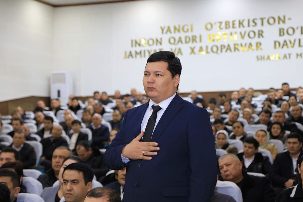 Учкўприк ва Бахмал туманларига янги ҳоким тайинланди