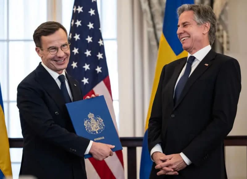 Shvetsiya rasman NATO a’zosi bo‘ldi