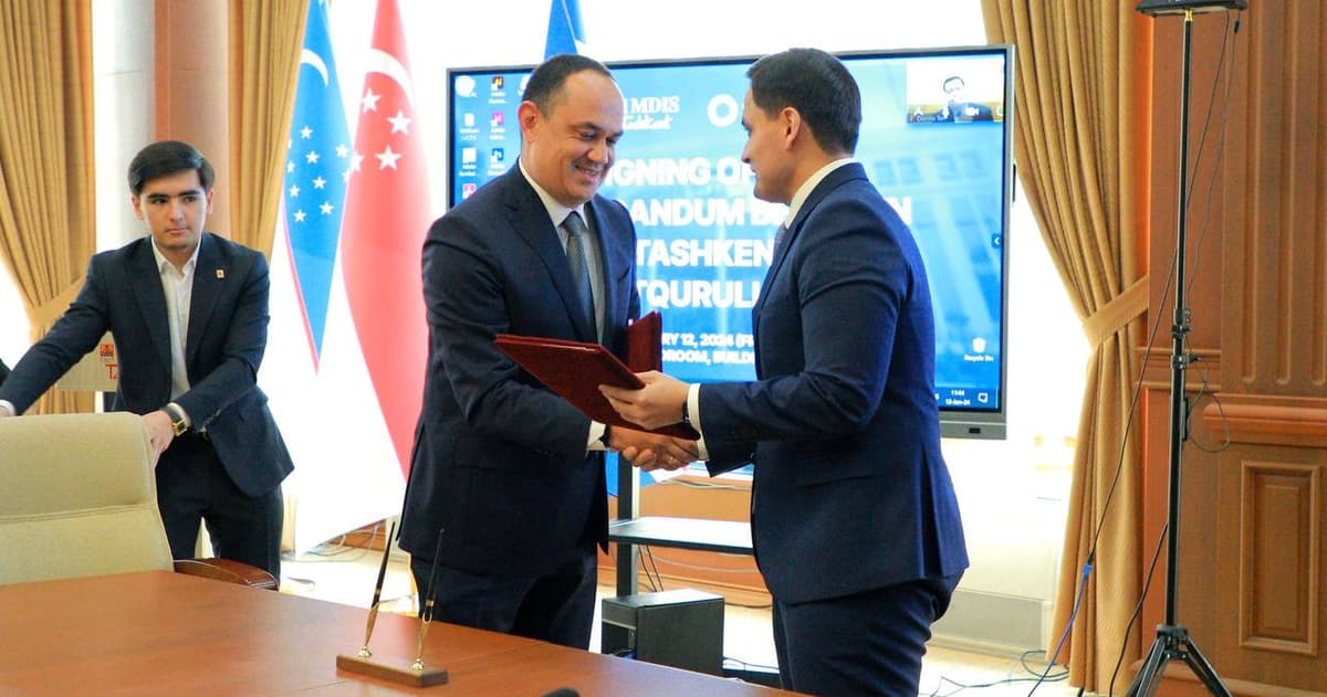 O‘zsanoatqurilishbank va Singapur menejmentni rivojlantirish instituti o‘rtasida anglashuv memorandumi imzolandi