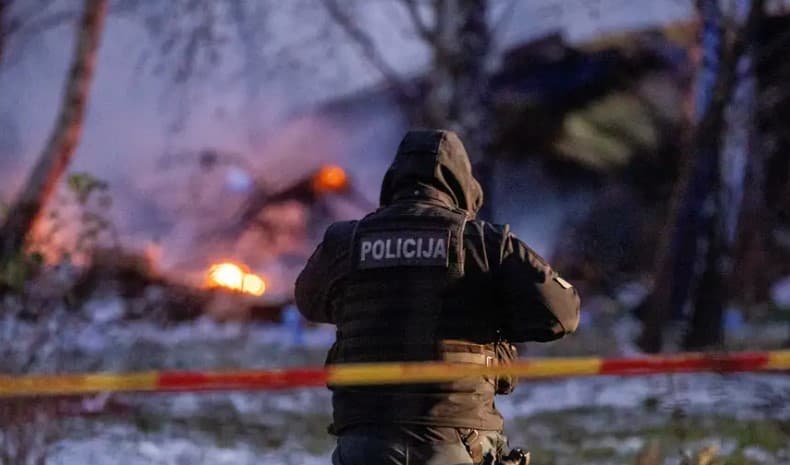 DHL samolyoti qulashi: Litva tashqi ta’sir belgilarini ko‘rmayapti