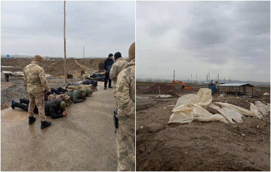 Navoiyda oltin qazish faoliyati bilan noqonuniy shug‘ullanib kelgan guruh ushlandi
