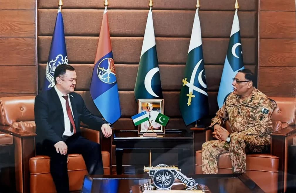 O‘zbekiston va Pokiston harbiy hamkorlik yo‘nalishlarini muhokama qildi